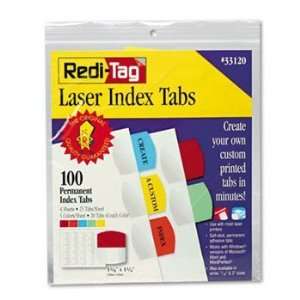  Redi Tag® Laser Printable Index Tabs TAB,LASER,1 1/8 