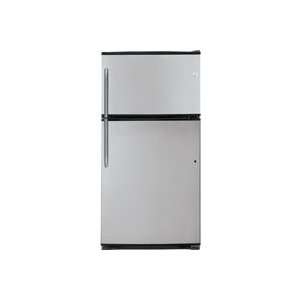  GE Top Freezer Stainless Refrigerator: Appliances