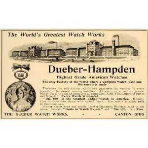  1899 Ad DueberHampden Highest Grade American Watches 