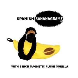   Bananagrams Word Game with 8 Magnetic Plush Gorilla: Toys & Games