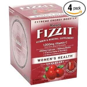 Hansens Fizzit Vitamin & Mineral Drink Mix, Womens Health Formula 