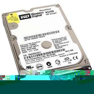  Western Digital 40GB UDMA/100 5400RPM 8MB Notebook Hard Drive 
