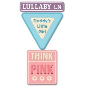  Sticko Phrase Cafe Metal Sign Stickers Baby Girl: Home 