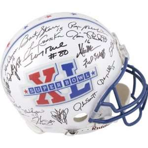 Super Bowl XL Autographed Pro Line Helmet  Details: 36 MVP Signatures 