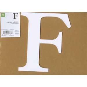   Memories Photo Decor 8 Chipboard Letter F Arts, Crafts & Sewing