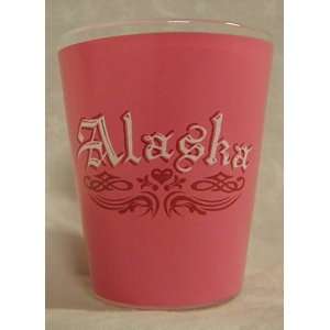  Alaska Pink Tattoo Shot Glass
