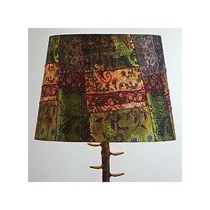  Purple & Turquoise Patchwork Table Lamp Shade: Baby