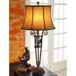    APLM0256   Corina Metal Table Lamp Bronze: Home Improvement