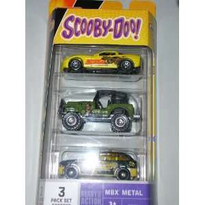   Matchbox Scooby Doo 3 Pack Set MBX Metal Die Cast Cars Toys & Games