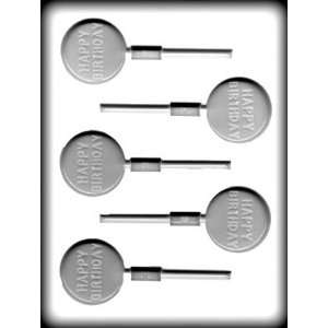 happy birthday sucker Hard Candy Mold 3 Count  Grocery 