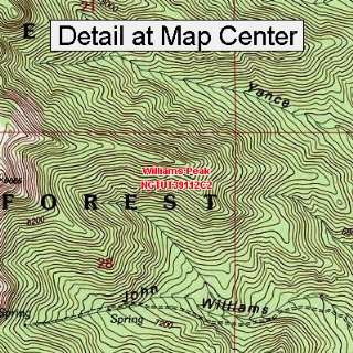   Topographic Quadrangle Map   Williams Peak, Utah (Folded/Waterproof