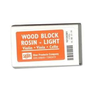  Light Wood Block Rosin for Violin or Viola Musical 