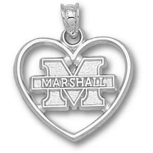  Marshall 5/8in Sterling Silver Heart Pendant Jewelry