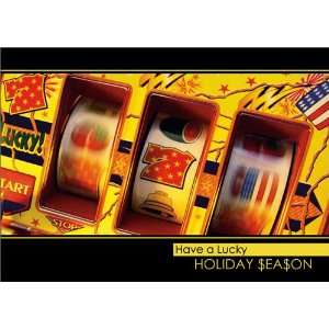 Lucky Slots Holiday Card   100 Cards 