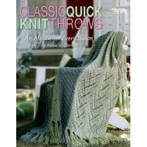  Leisure Arts Classic Quick Knit Throws Arts, Crafts 