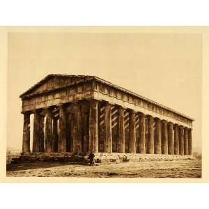  1926 Temple Hephaestus Ancient Ruin Metal Athens Greece 