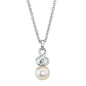  9mm White Freshwater Pearl Pendant Jewelry