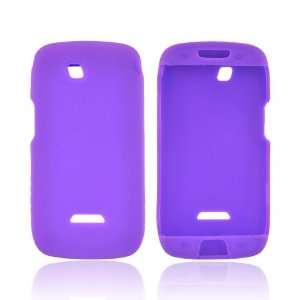   Purple Silicone Skin Case Cover For Samsung Sidekick 4G Electronics
