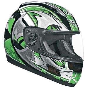  Vega Altura Shuriken Helmet   2X Large/Green Automotive