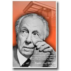 Frank Lloyd Wright   Famous Person Classroom Poster 