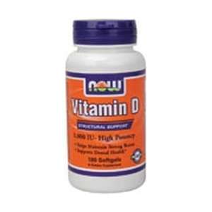  Vitamin D 1000 180 Softgel, 1000 IU   NOW Foods Health 