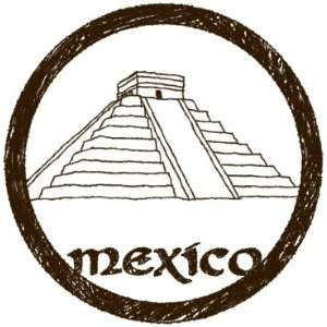 Mexico Travel Seal Car Bumper Sticker Decal 5 X 5
