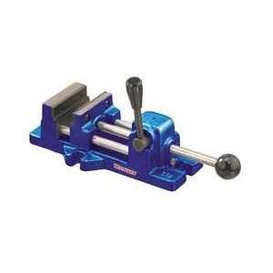 Westward 10D751 Drill Press Vise, Stationary, 4 In:  