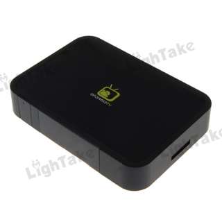   Internet TV Box with WiFi/USB/HDMI/SD High Definition Black  