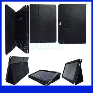 Samsung Galaxy Tab 10.1 P7510 PU Leather Case Cover BL  