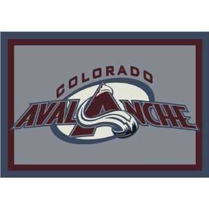  NHL Team Spirit Rug   Colorado Avalanche: Sports 