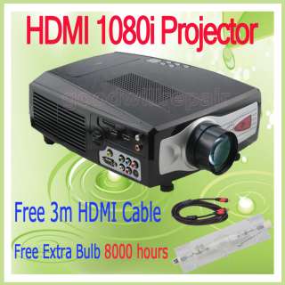 HD LED 16:9 Home Cinema LCD Projector HDMI+TV LED66  