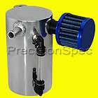 5L OIL BREATHER TANK CATCH CAN WITH CHROME RED FILTER