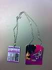 Justin Bieber My World 2.0 Tour Necklace Too Cute NEW