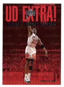 1998 99 UPPER DECK #UDX M JORDAN UD EXTRA MJ RETIRES  