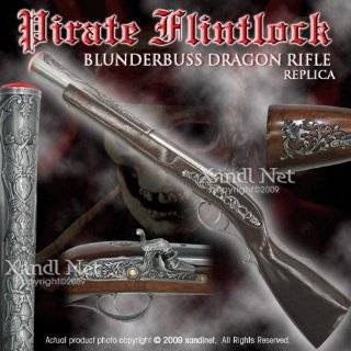 Full Size 28.5 Pirate / Naval Flintlock Blunderbuss Dragon Rifle 