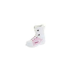  Thirty Two Lashed Girls Youth Snowboard Boot White/Pink 