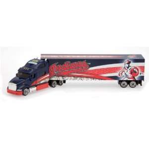  MLB 2008 Tractor Trailer 1:80 Scale Diecast   Cleveland 