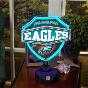 The Memory Company NFL PEG 871 Philadelphia Eagles Neon Shield Table 