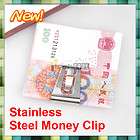 Slim Money Wallet Clip Clamp Card Stainless Steel Credit Business Card 