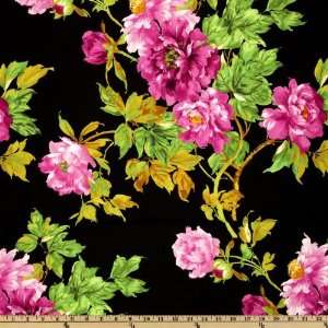   Miller China Garden Black Fabric By The Yard Arts, Crafts & Sewing