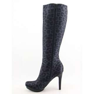 Carlos Santana Challenge Womens SZ 6.5 Black Fashion   Knee High Boots 