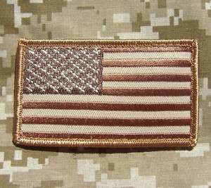 USA US AMERICAN UNITED STATES FLAG ARMY UNIFORM MILSPEC DESERT VELCRO 