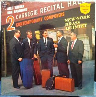 NEW YORK BRASS QUINTET 2 contemporary composers LP sealed CR 4017 