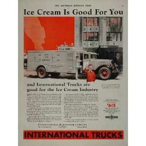   Refrigerated Ice Cream Truck   Original Print Ad: Home & Kitchen