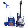steal the show with this Blue Guitar w/ Amp and Microphone. Education 