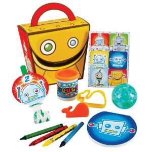    Robots 2nd Birthday Party Favor Box Party Supplies: Toys & Games