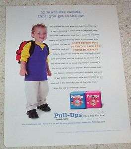 01 Huggies Pull Ups Diaper training pant Little BOY AD  