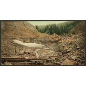    Photochrom Reprint of Colorado. Placer mining