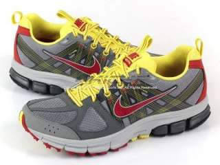 Nike Wmns Air Pegasus+ 28 Trail Cool Grey/Red Dark Grey Yellow 2011 