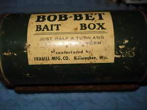 Bob Bet,Bait Box For Your Belt While Fishing,Frabill Co  